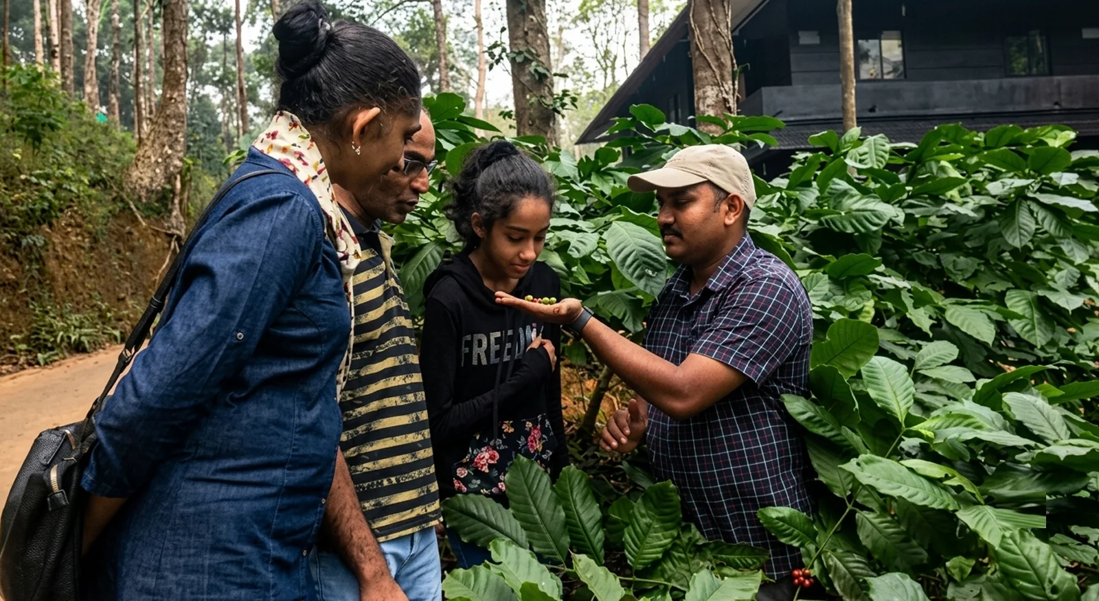 Plantation walk at Wild Planet Resort, Nilgiris near Ooty, Bandipur and Mudumalai
