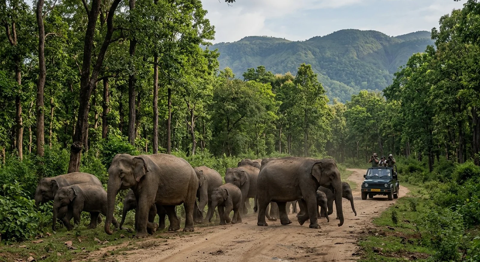 Mudumalai National Park where Tamil Nadu, Kerala and Karnataka meet near Wild Planet Resort