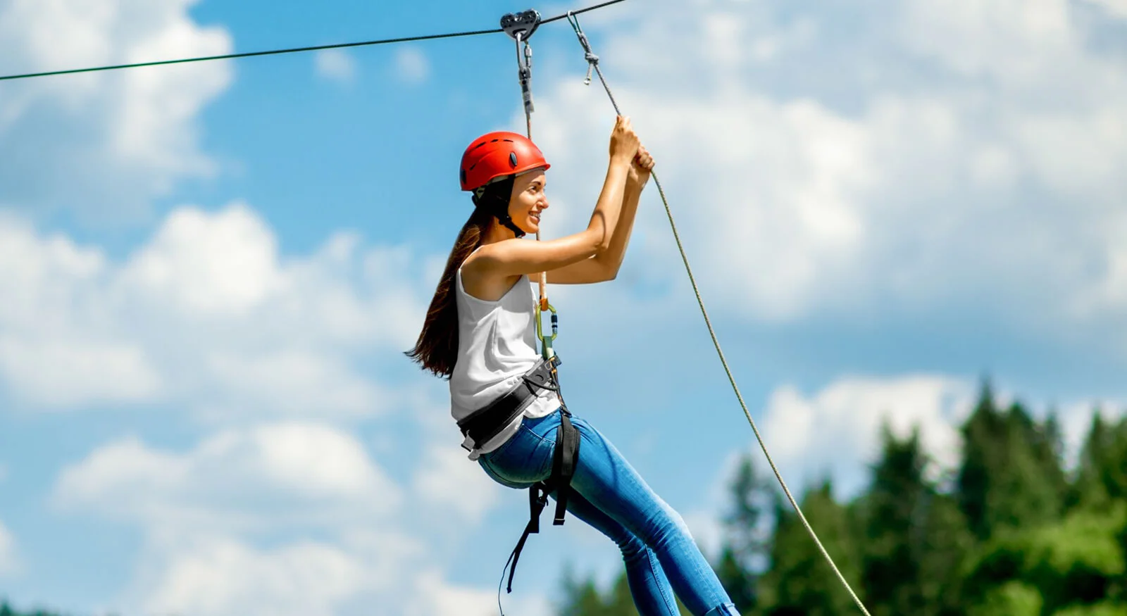 Zip line experience at Wild Planet Resort, Nilgiris near Ooty